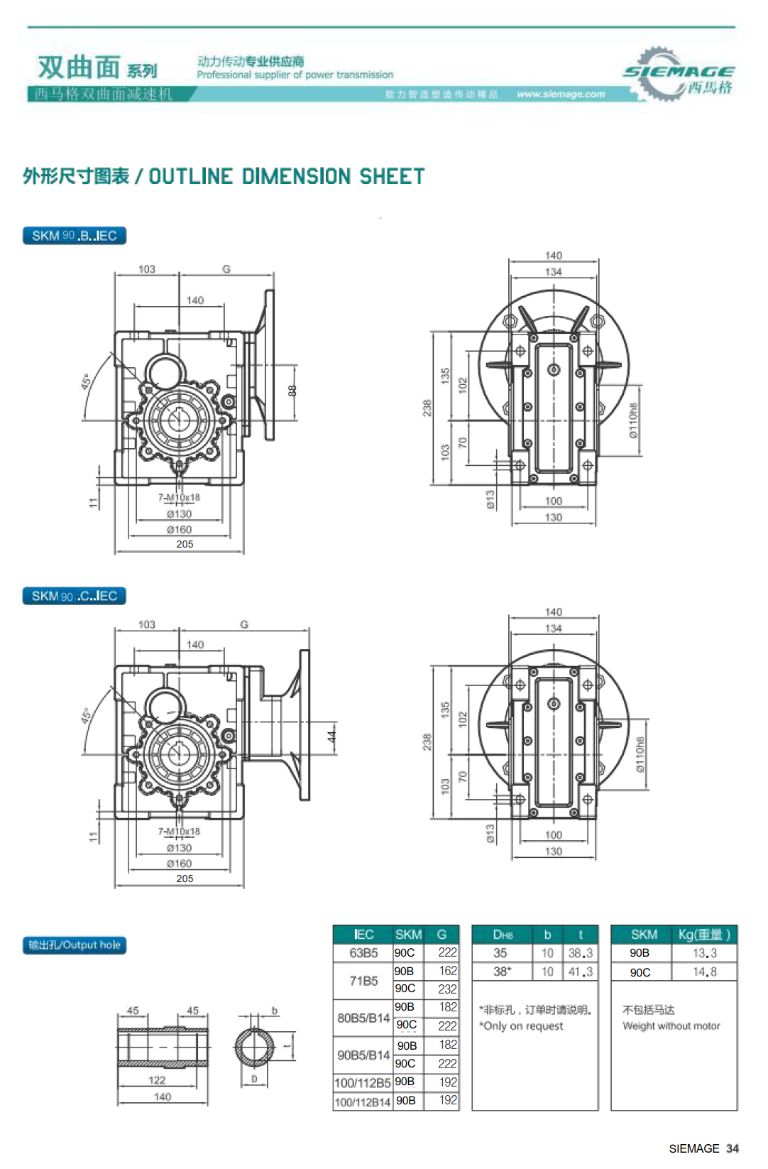 西馬格雙曲面減速器 西馬格雙曲面減速器